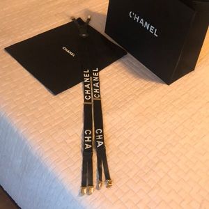 Ultra Rare !! Authentic Chanel suspenders